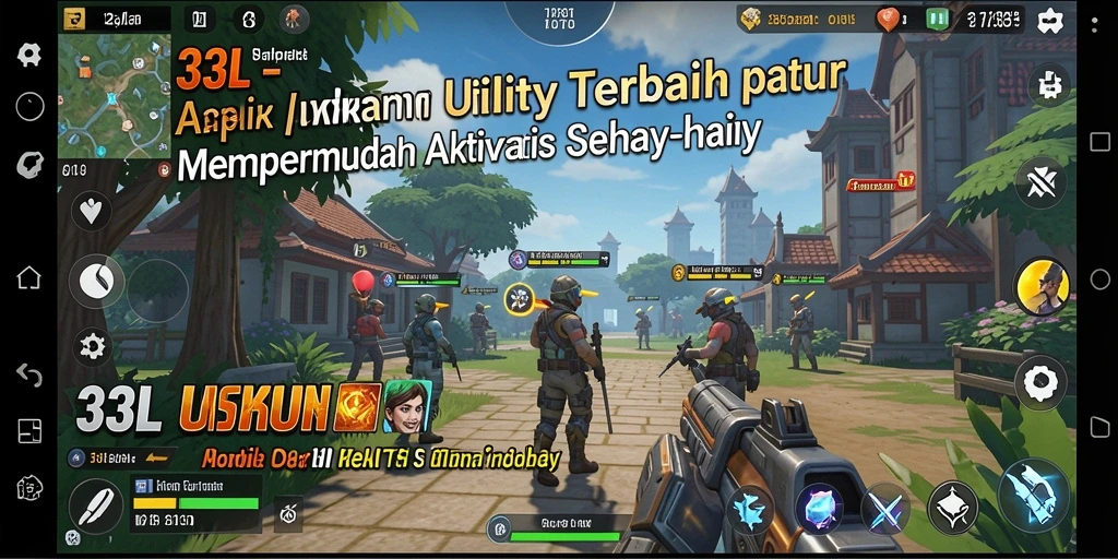 Screenshot utama 33L menampilkan antarmuka aplikasi Utility yang menarik.