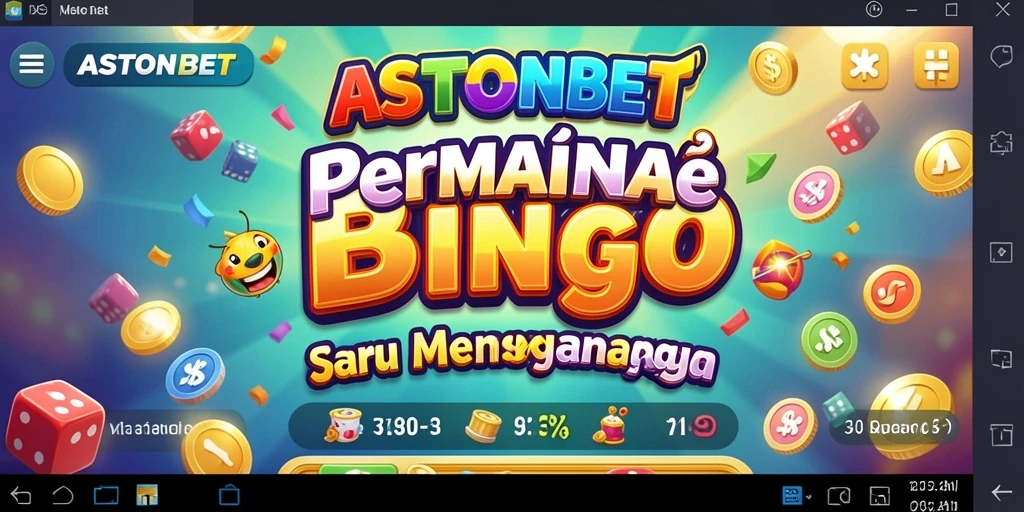 Screenshot utama ASTONBET menampilkan gameplay Bingo yang seru dan interaktif.