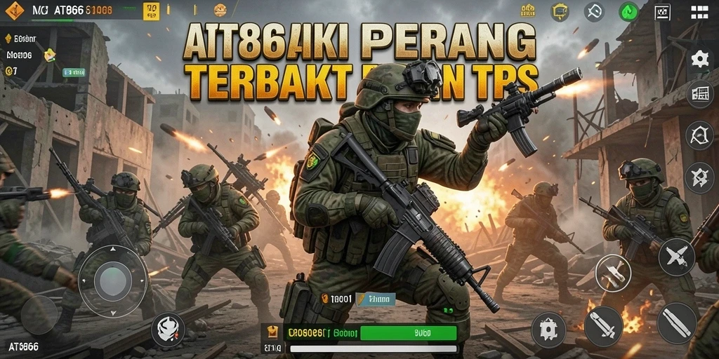 Tampilan gameplay menarik dalam game TPS AT866 yang mendebarkan.