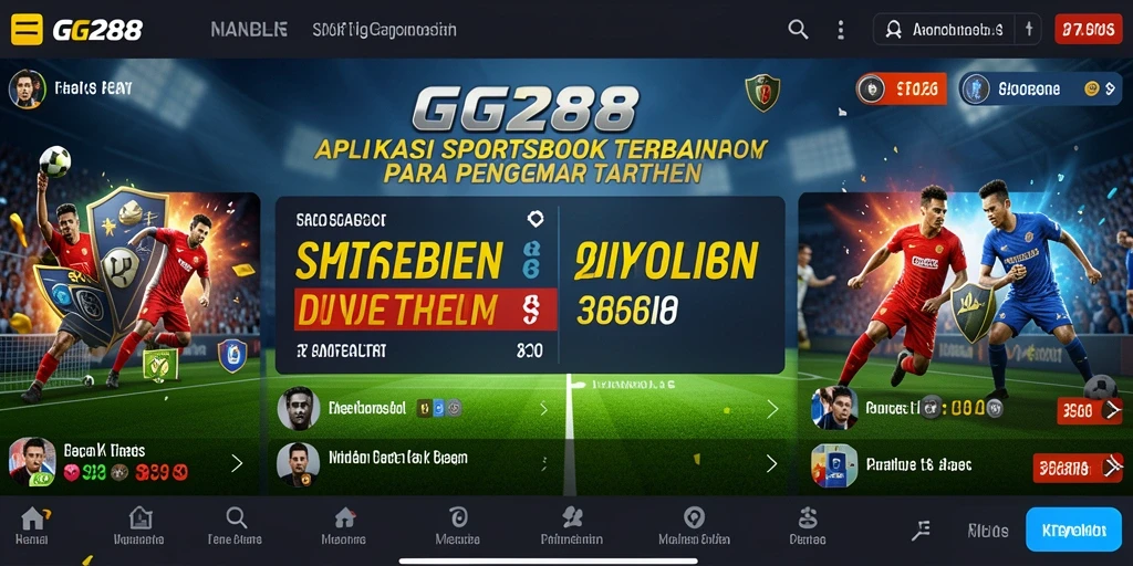 Tampilan menarik dari gameplay Sportsbook di GG288.