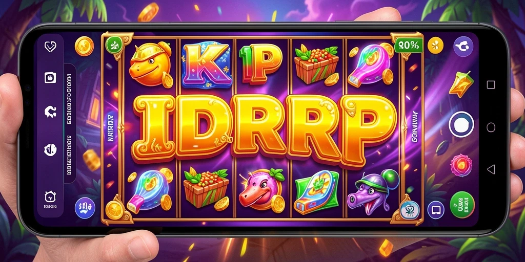 Screenshot gameplay IDRRP menunjukkan tampilan slot yang menarik dan fitur bonus yang menggiurkan.