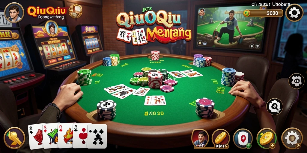 Tampilan menarik dari gameplay QiuQiu JKT8.