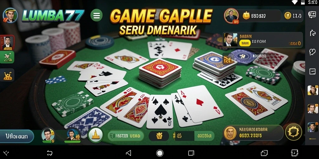 Gameplay LUMBA77 yang seru dan interaktif dalam permainan Gaple.