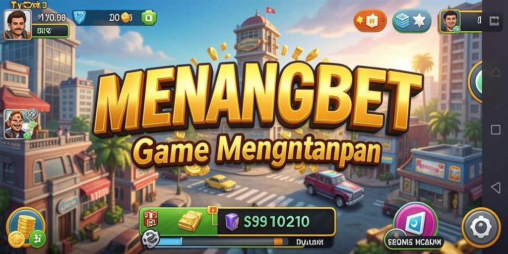 Tampilan gameplay <strong>MENANGBET</strong> yang menarik dengan elemen Tycoon.