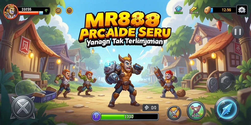 Tampilan gameplay seru dari MR888 yang penuh aksi.