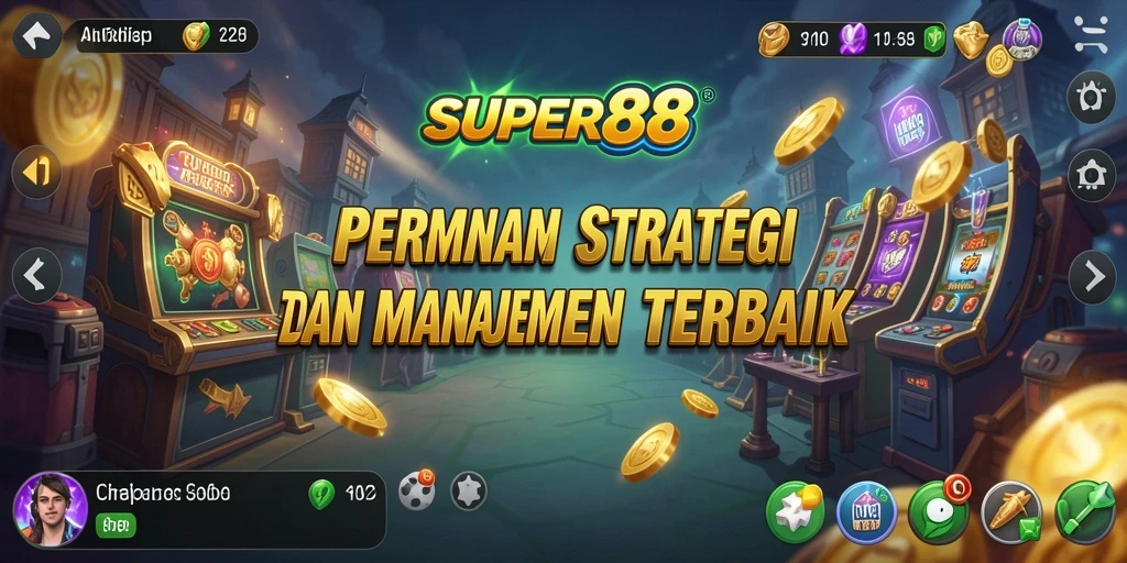 Tangkapan layar gameplay <strong>SUPER88</strong> menunjukkan pertempuran seru dan interaksi sosial yang menarik.